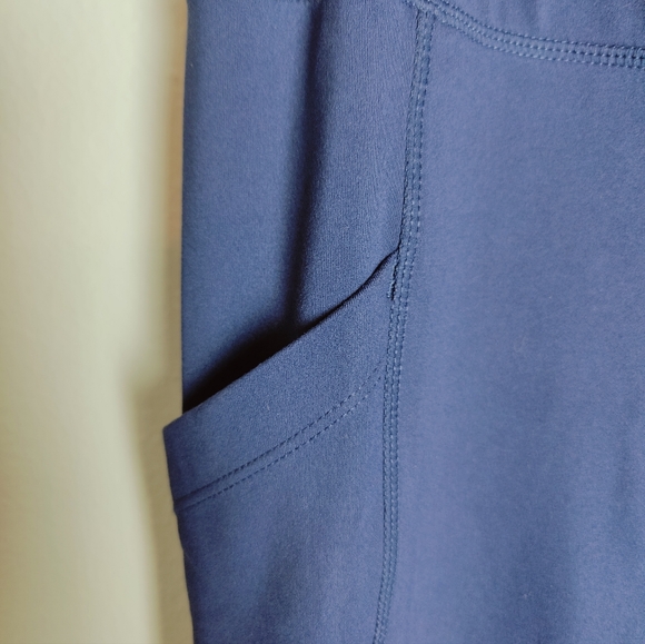 32 Degrees Women's High Waist Active Yoga Exercise Leggings, Inky Indigo, Sz S - Picture 9 of 13